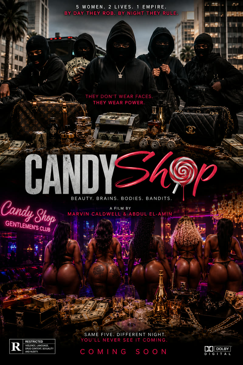 Candy Shop poster — early cut, the day half of the story